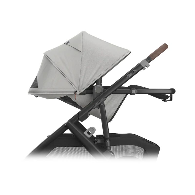 Uppababy Vista V3 Σύστημα Μεταφοράς 2-Σε-1 Savannah - Pearl Gray Jacquard | Carbon Frame | Chestnut Leather