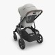 Uppababy Vista V3 Σύστημα Μεταφοράς 2-Σε-1 Savannah - Pearl Gray Jacquard | Carbon Frame | Chestnut Leather