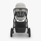 Uppababy Vista V3 Σύστημα Μεταφοράς 2-Σε-1 Savannah - Pearl Gray Jacquard | Carbon Frame | Chestnut Leather