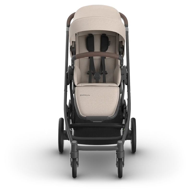 Uppababy Cruz V3 Βρεφικό Καρότσι Ada - Sandstone Melange | Carbon Frame | Chestnut Leather