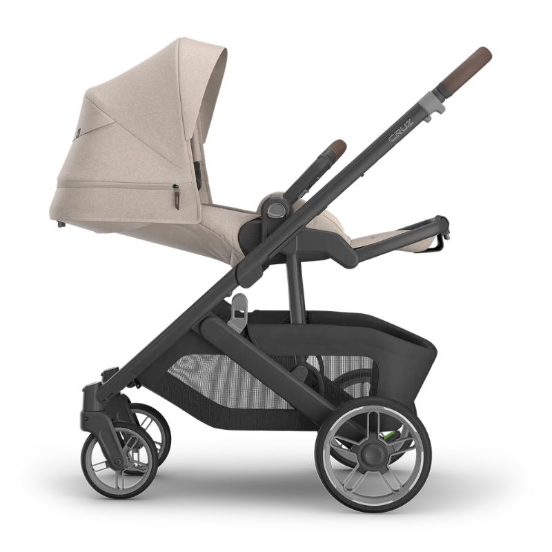 Uppababy Cruz V3 Βρεφικό Καρότσι Ada - Sandstone Melange | Carbon Frame | Chestnut Leather