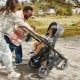 Uppababy Cruz V3 Βρεφικό Καρότσι Ada - Sandstone Melange | Carbon Frame | Chestnut Leather