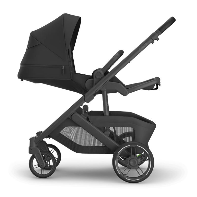 Uppababy Cruz V3 Βρεφικό Καρότσι James - Black | Carbon Frame | Black Leather