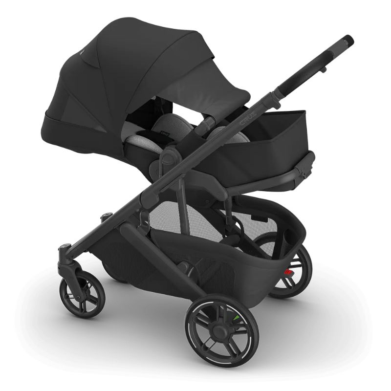 Uppababy Cruz V3 Βρεφικό Καρότσι James - Black | Carbon Frame | Black Leather