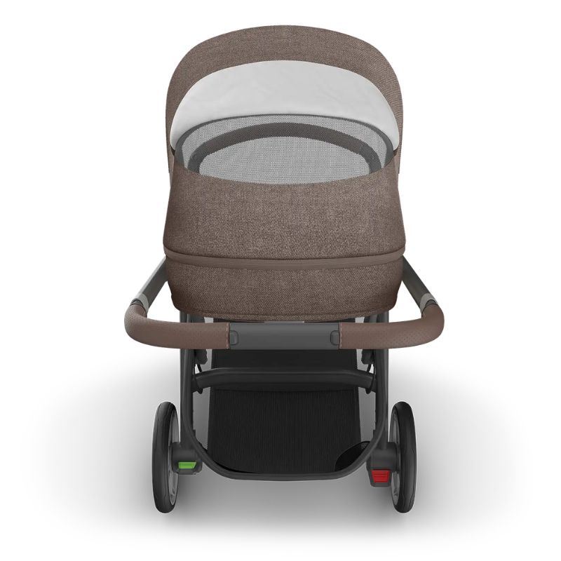 Uppababy Cruz V3 Βρεφικό Καρότσι Owen - Mocha Melange | Carbon Frame | Chestnut Leather