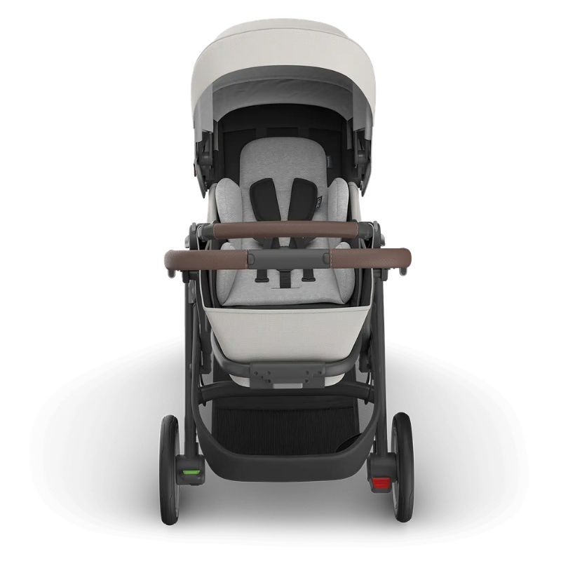 Uppababy Cruz V3 Βρεφικό Καρότσι Savannah - Pearl Gray Jacquard | Carbon Frame | Chestnut Leather