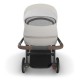 Uppababy Cruz V3 Βρεφικό Καρότσι Savannah - Pearl Gray Jacquard | Carbon Frame | Chestnut Leather