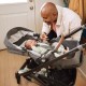 Uppababy Cruz V3 Βρεφικό Καρότσι Savannah - Pearl Gray Jacquard | Carbon Frame | Chestnut Leather