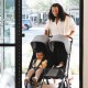 Uppababy Minu Duo Βρεφικό Καρότσι Για Δίδυμα Greyson - Charcoal Melange | Carbon Frame | Saddle Leather