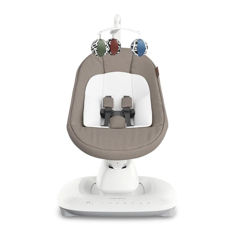 Uppababy Mamaroo Smart Swing Ηλεκτρικό Ρηλάξ Wells - Dark Taupe Melange