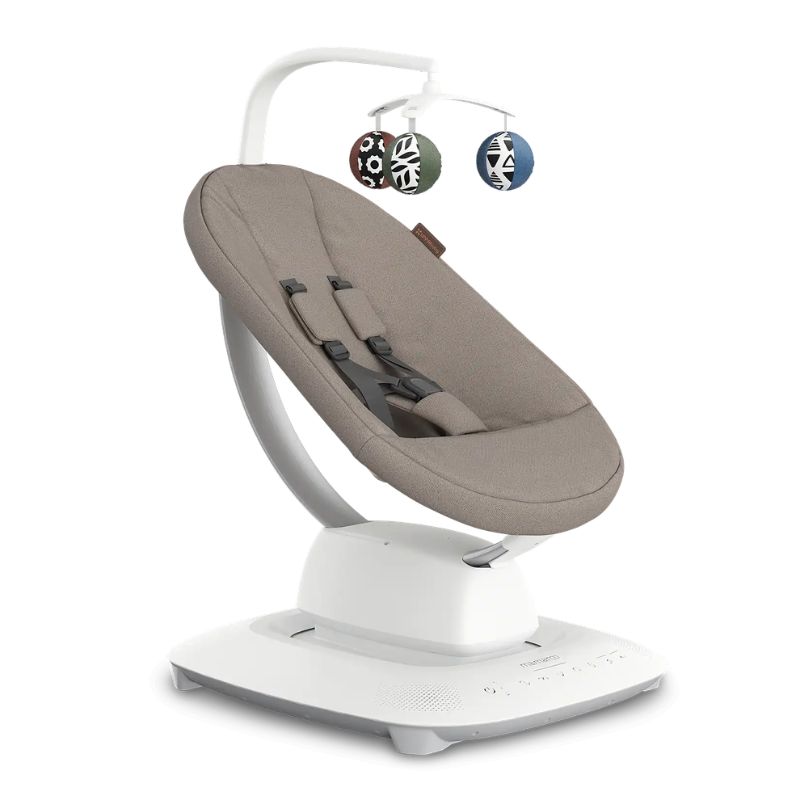 Uppababy Mamaroo Smart Swing Ηλεκτρικό Ρηλάξ Wells - Dark Taupe Melange