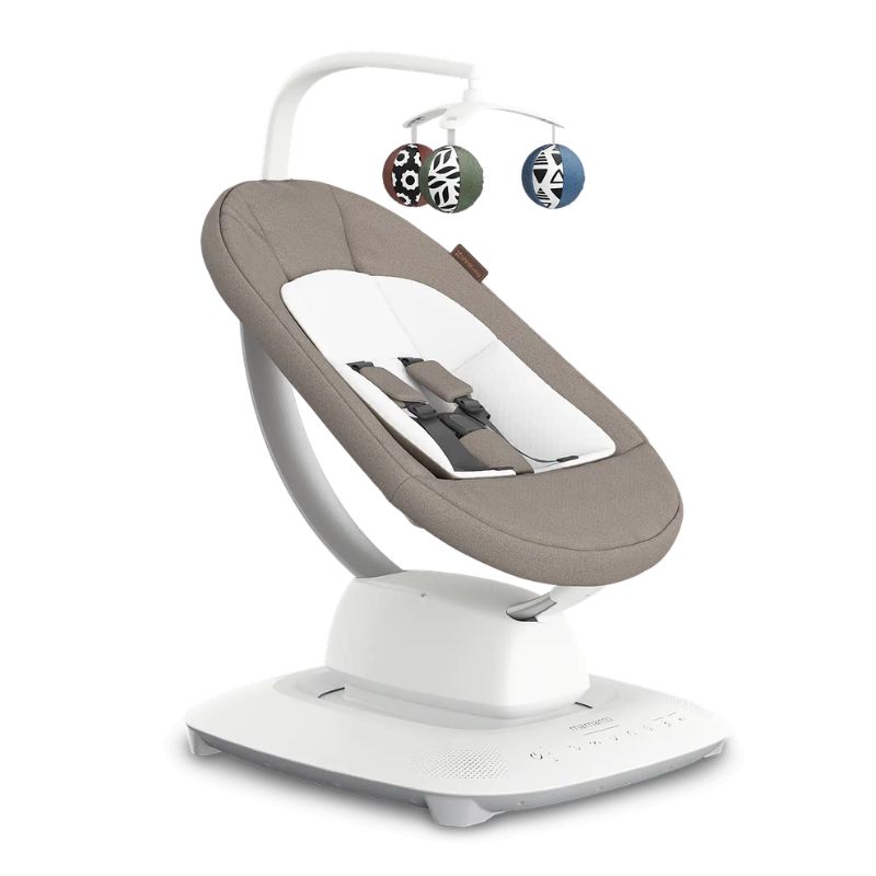Uppababy Mamaroo Smart Swing Ηλεκτρικό Ρηλάξ Wells - Dark Taupe Melange