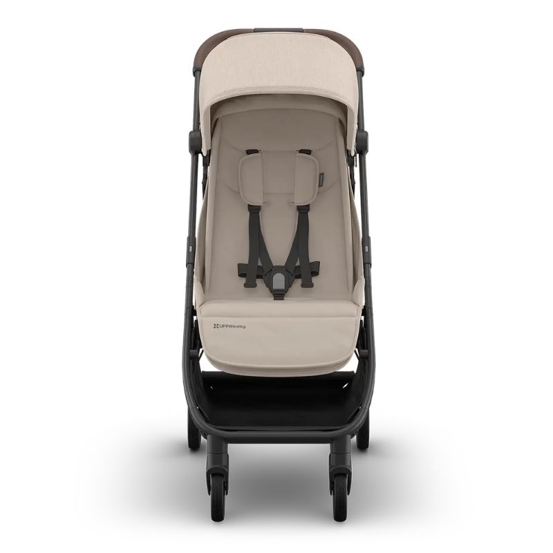 Uppababy Minu V3 Ελαφρύ Βρεφικό Καρότσι Ada - Sandstone Melange | Carbon Frame | Chestnut Leather