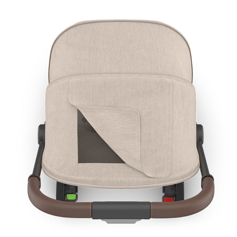 Uppababy Minu V3 Ελαφρύ Βρεφικό Καρότσι Ada - Sandstone Melange | Carbon Frame | Chestnut Leather