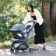 Uppababy Minu V3 Ελαφρύ Βρεφικό Καρότσι Charcoal Melange
