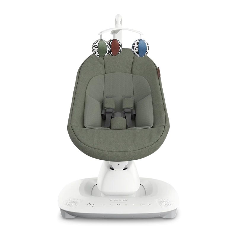 Uppababy Mamaroo Smart Swing Ηλεκτρικό Ρηλάξ Camila - Dark Green Melange