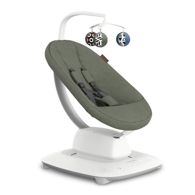 Uppababy Mamaroo Smart Swing Ηλεκτρικό Ρηλάξ Camila - Dark Green Melange