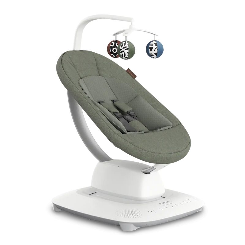 Uppababy Mamaroo Smart Swing Ηλεκτρικό Ρηλάξ Camila - Dark Green Melange
