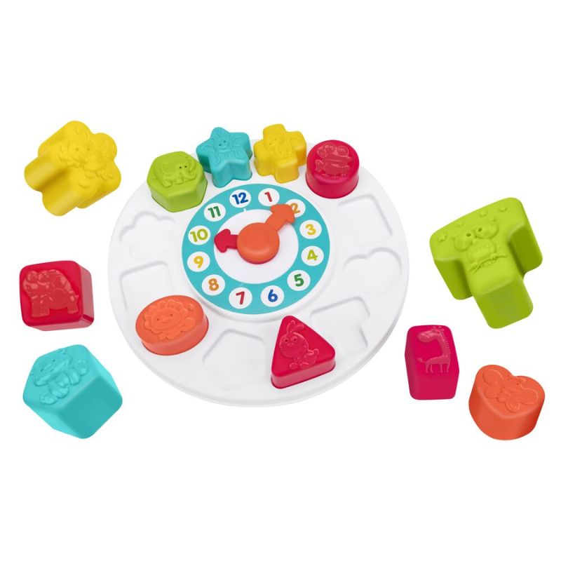 Vitamina G Εκπαιδευτικό Ρολόι Με 12 Σχήματα Για 24-36 Μηνών