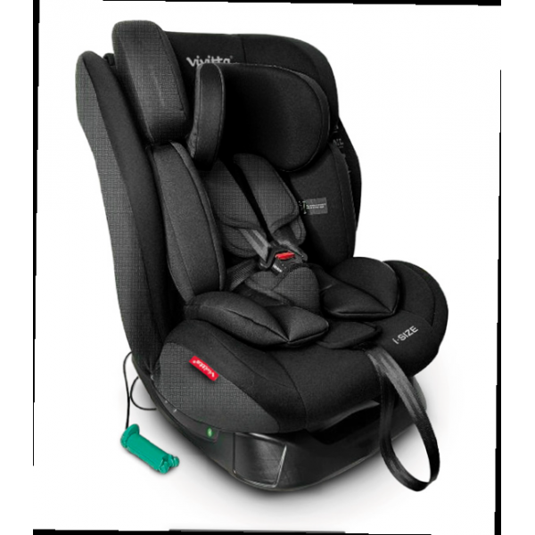 Vivvita By Baby Auto EDER i-Belt Κάθισμα Αυτοκινήτου 40-150cm Black για αυτοκίνητα χωρίς isofix