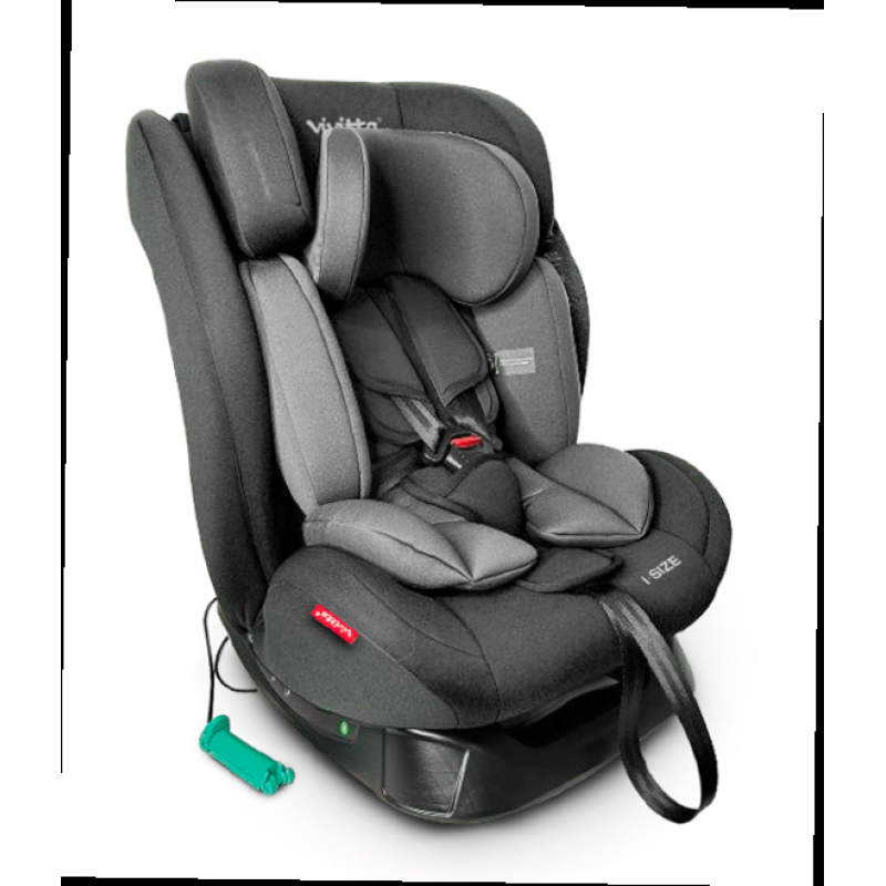 Vivvita By Baby Auto EDER i-Belt Κάθισμα Αυτοκινήτου 40-150cm Anthracite για αυτοκίνητα χωρίς isofix