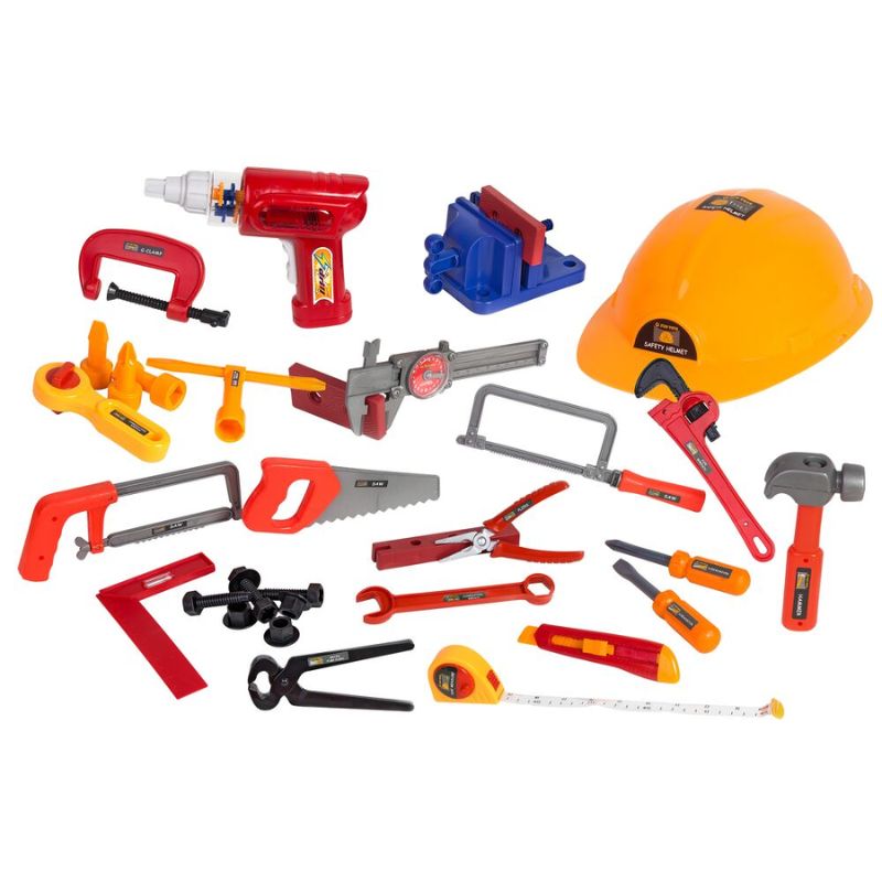 W'Toy Σετ Εργαλειοθήκης Με Τρυπάνι Με Μπαταρία 42 τμχ Για 3+ Ετών