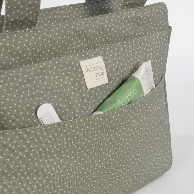 Walking Mum Changing Bag Τσάντα Με Αλλαξιέρα Polka Dots Poppy Moss