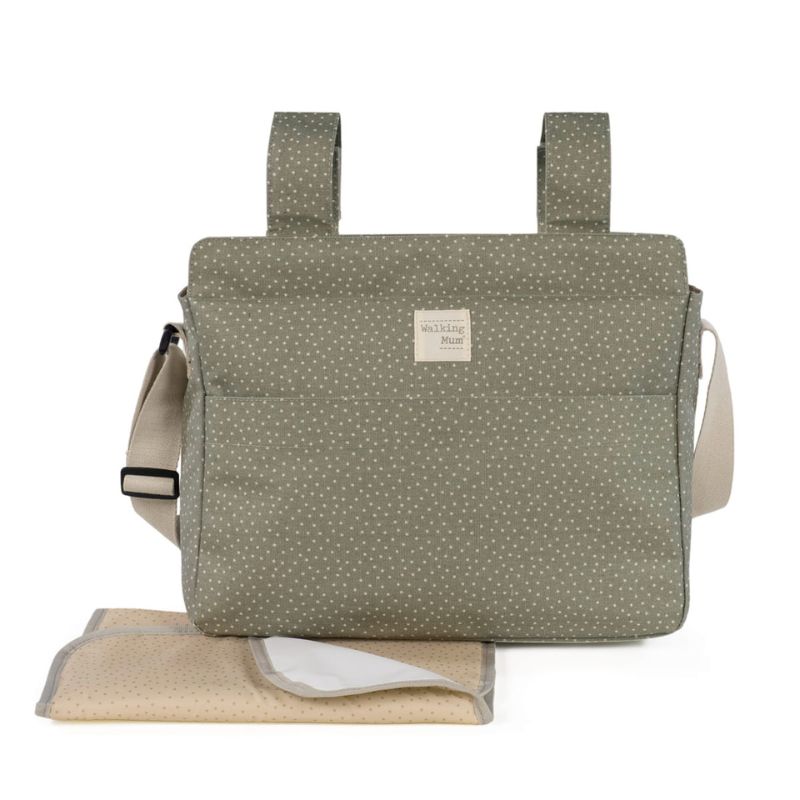 Walking Mum Changing Bag Τσάντα Με Αλλαξιέρα Polka Dots Poppy Moss