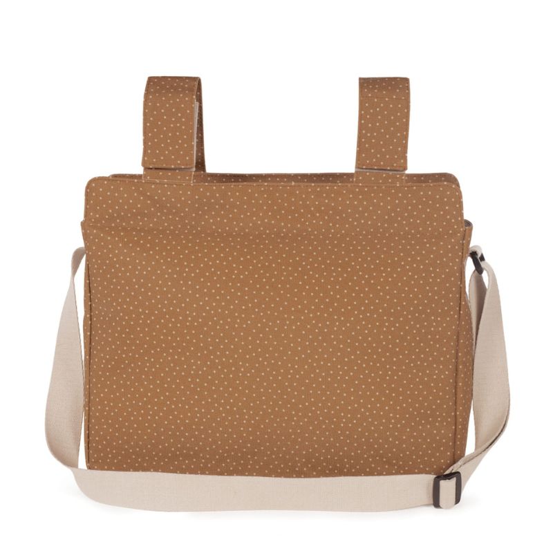Walking Mum Changing Bag Τσάντα Με Αλλαξιέρα Polka Dots Poppy Cinnamon
