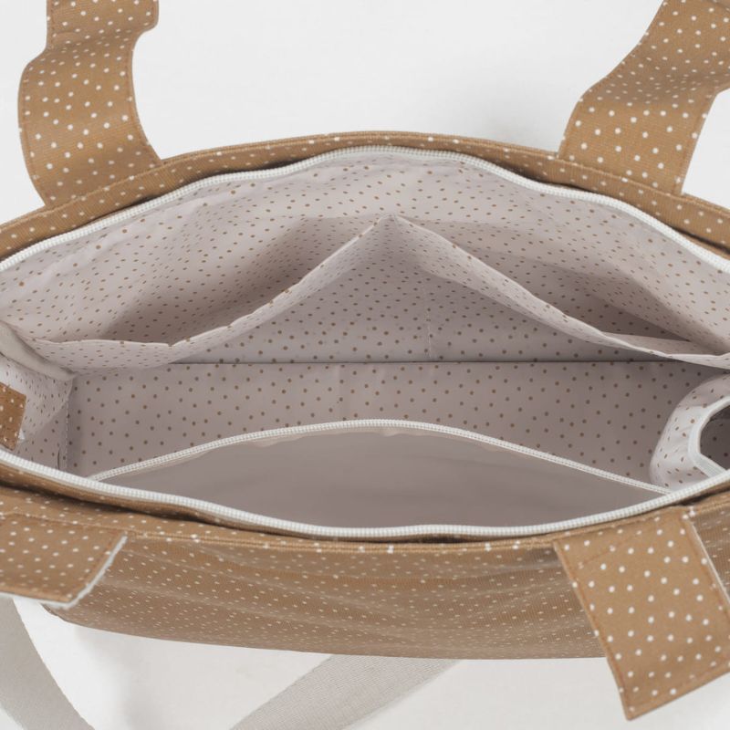 Walking Mum Changing Bag Τσάντα Με Αλλαξιέρα Polka Dots Poppy Cinnamon