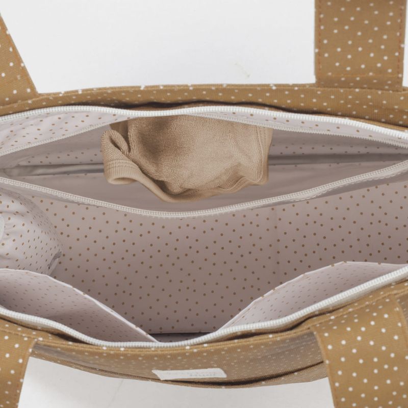 Walking Mum Changing Bag Τσάντα Με Αλλαξιέρα Polka Dots Poppy Cinnamon