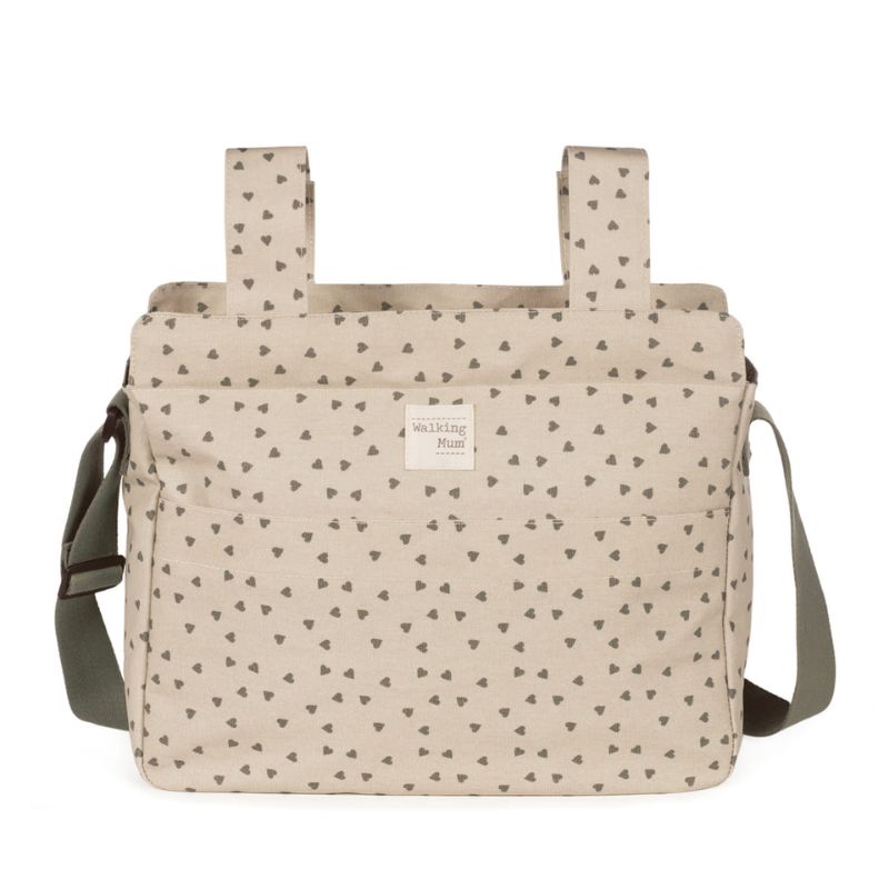 Walking Mum Changing Bag Τσάντα Με Αλλαξιέρα Hearts Poppy Moss