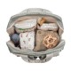 Walking Mum Rucksack Τσάντα Backpack Με Αλλαξιέρα Polka Dot Poppy Moss