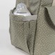 Walking Mum Rucksack Τσάντα Backpack Με Αλλαξιέρα Polka Dot Poppy Moss