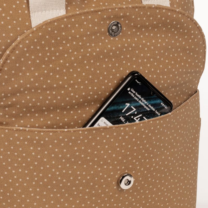 Walking Mum Rucksack Τσάντα Backpack Με Αλλαξιέρα Polka Dot Poppy Cinnamon