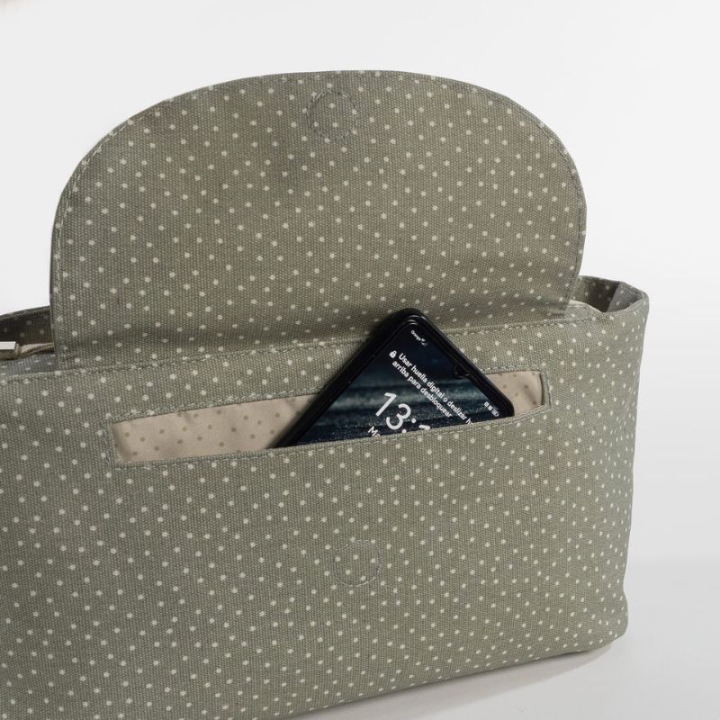 Walking Mum Organizer Bag Οργανωτής Καροτσιού Polka Dot Poppy Moss