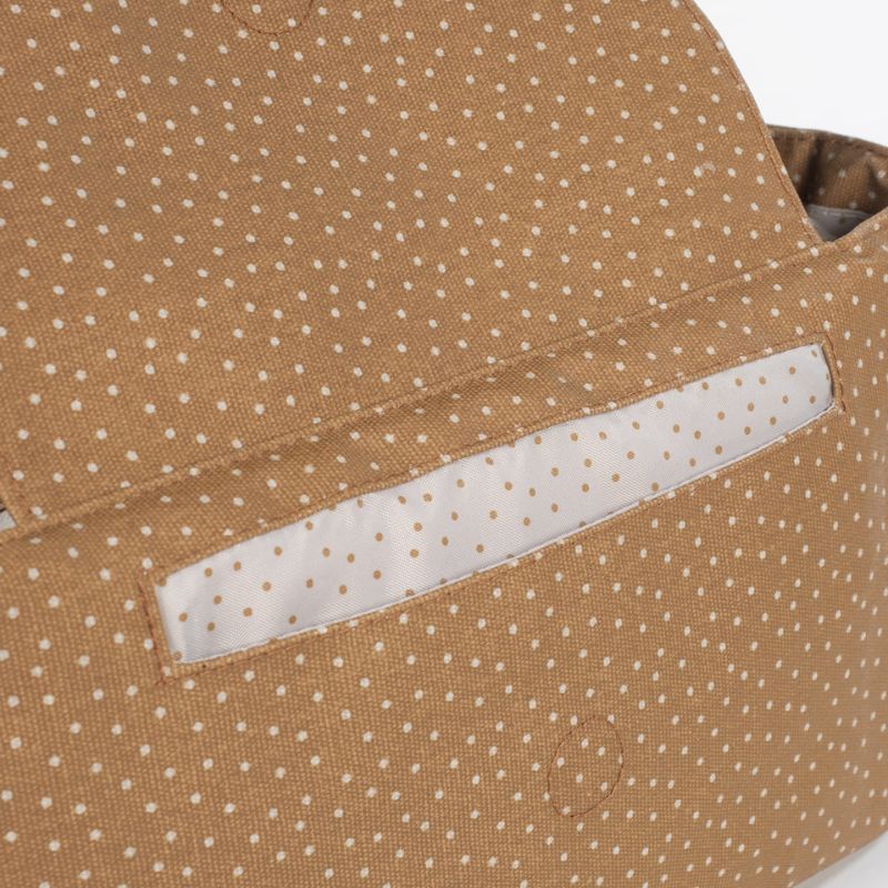 Walking Mum Organizer Bag Οργανωτής Καροτσιού Polka Dot Poppy Cinnamon
