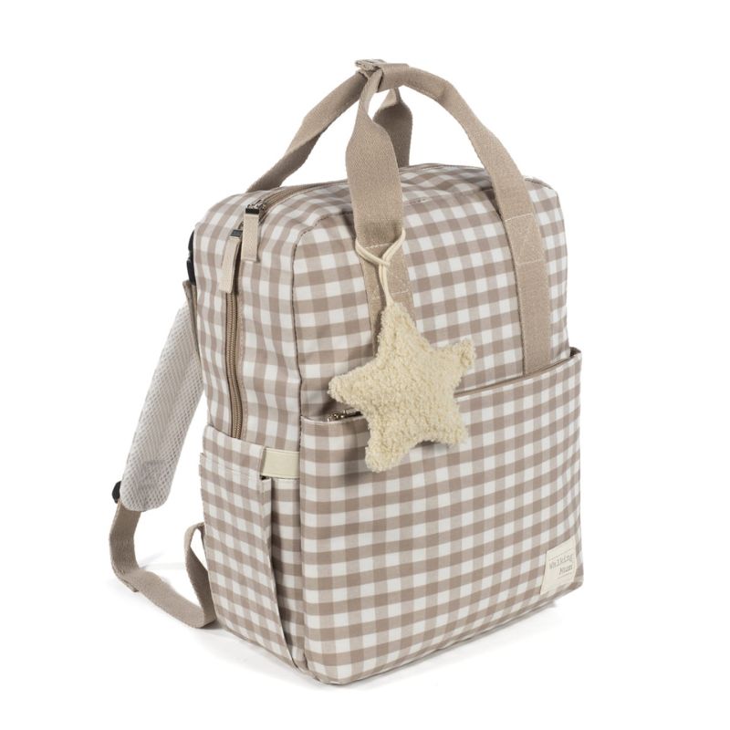 Walking Mum Rucksack Τσάντα Backpack Με Αλλαξιέρα Caetana Sand