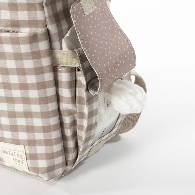 Walking Mum Rucksack Τσάντα Backpack Με Αλλαξιέρα Caetana Sand