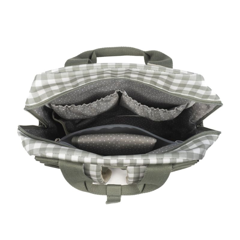 Walking Mum Rucksack Τσάντα Backpack Με Αλλαξιέρα Caetana Stone