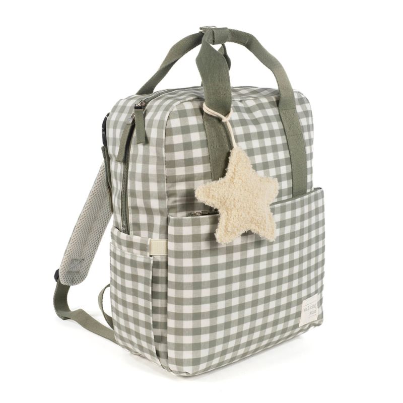 Walking Mum Rucksack Τσάντα Backpack Με Αλλαξιέρα Caetana Stone