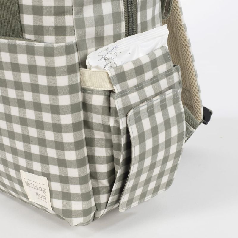 Walking Mum Rucksack Τσάντα Backpack Με Αλλαξιέρα Caetana Stone