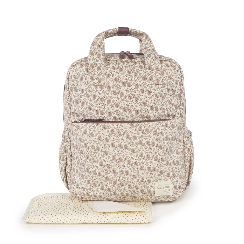 Walking Mum Rucksack Τσάντα Backpack Με Αλλαξιέρα Gala Cherry