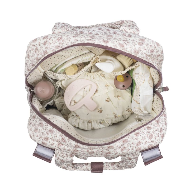 Walking Mum Rucksack Τσάντα Backpack Με Αλλαξιέρα Gala Cherry