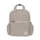 Walking Mum Rucksack Τσάντα Backpack Με Αλλαξιέρα Praline Strips Moka