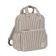 Walking Mum Rucksack Τσάντα Backpack Με Αλλαξιέρα Praline Strips Moka