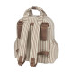 Walking Mum Rucksack Τσάντα Backpack Με Αλλαξιέρα Praline Strips Moka