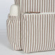 Walking Mum Rucksack Τσάντα Backpack Με Αλλαξιέρα Praline Strips Moka