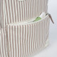 Walking Mum Rucksack Τσάντα Backpack Με Αλλαξιέρα Praline Strips Moka