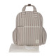 Walking Mum Rucksack Τσάντα Backpack Με Αλλαξιέρα Praline Strips Moka